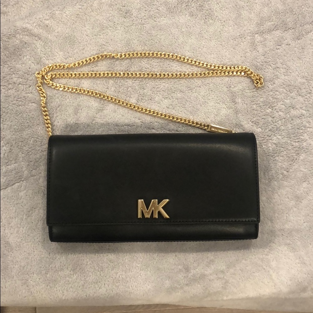 Michael Kors chained clutch purse
